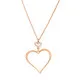 Orphelia® 'Alfina' Women's Sterling Silver Chain with Pendant - Rose ZK-7383