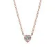 Orphelia® 'Nora' Dames Zilver 925 925 Collier - Rosékleurig ZK-7435