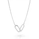 Orphelia® 'Rose' Damen Sterling Silber Halsband - Silber ZK-7561