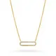 Orphelia® 'Charm' Women's Sterling Silver Necklace - Gold ZK-7563/G