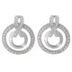 Orphelia® 'Azalea' Dames Zilver 925 925 Oorhangers - Zilverkleurig ZO-7095