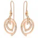 Orphelia® 'Celine' Women's Sterling Silver Drop Earrings - Rose ZO-7114/RG