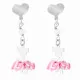 Orphelia® 'Cute' Child's Sterling Silver Drop Earrings - Silver ZO-7133