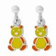 Orphelia® 'Bear' Kind Sterling Silber Ohrhänger - Silber ZO-7140/YE