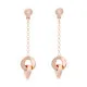 Orphelia® 'Zelda' Femmes Argent Boucle d'oreille - Rosé ZO-7178/RG