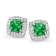 Orphelia® 'Faustine' Women's Sterling Silver Stud Earrings - Silver ZO-7199/GR