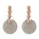 Orphelia® 'Vera' Women's Sterling Silver Drop Earrings - Rose ZO-7231/RG