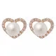 Orphelia® 'Alberte' Femmes Argent Puce d'oreille - Rosé ZO-7233/RG