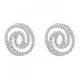 Orphelia® 'Roshina' Women's Sterling Silver Stud Earrings - Silver ZO-7274