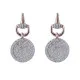 Orphelia® 'Alisia' Dames Zilver 925 925 Oorhangers - Rosékleurig ZO-7420