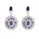 Orphelia® 'Enya' Femmes Argent Boucle d'oreille - Argent ZO-7428