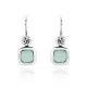Orphelia® 'Anat' Women's Sterling Silver Drop Earrings - Silver ZO-7467