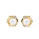 Orphelia® 'Aliva' Women's Sterling Silver Stud Earrings - Gold ZO-7469/G