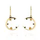 Orphelia® 'Eline' Women's Sterling Silver Drop Earrings - Gold ZO-7497/G