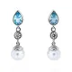 Orphelia® 'Lylou' Women's Sterling Silver Drop Earrings - Silver ZO-7498
