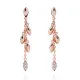 Orphelia® 'Loana' Women's Sterling Silver Drop Earrings - Rose ZO-7505/RG