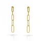 Orphelia® 'Eve' Women's Sterling Silver Drop Earrings - Gold ZO-7550/G