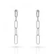 Orphelia® 'Eve' Women's Sterling Silver Drop Earrings - Silver ZO-7550