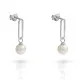 Orphelia® 'Grand' Women's Sterling Silver Drop Earrings - Silver ZO-7558