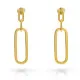 Orphelia® 'Essence' Women's Sterling Silver Drop Earrings - Gold ZO-7560/G