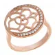 Orphelia® Dames Zilver 925 925 Ring (sieraad) - Rosékleurig ZR-7089/1