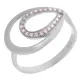 Orphelia® Women's Sterling Silver Ring - Silver ZR-7092