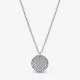 Pandora® 'Timeless Pavé' Women's Sterling Silver Chain with Pendant - Silver 392632C01-45