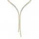 Swarovski 'Matrix Tennis' Women's Gold Plated Metal Necklace - Gold 5750601