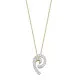Pierre Cardin® Damen Sterling Silber Halskette mit Anhänger - Gold PCNL90506B450