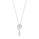 Pierre Cardin® Damen Sterling Silber Halskette mit Anhänger - Gold PCNL90510B450