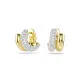 Swarovski® 'Dextera round' Dames Verguld Metaal Creolen - Goudkleurig 5740735