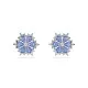 Swarovski® 'Magic' Women's Base Metal Stud Earrings - Silver 5734242