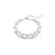 Swarovski 'Una Angelic Cushion' Women's Base Metal Bracelet - Silver 5751558
