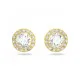 Swarovski® 'Angelic' Women's Gold Plated Metal Stud Earrings - Gold 5505470