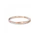 Swarovski® 'Twist' Women's Gold Plated Metal Bracelet - Rose 5620552