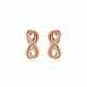 Swarovski® 'Hyperbola' Dames Oorknoppen - Rosékleurig 5684085