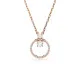 Swarovski® 'Dextera' Women's Gold Plated Metal Necklace - Rose 5692266