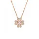 Swarovski® 'Idyllia' Women's Gold Plated Metal Necklace - Rose 5674211