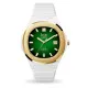 Ice Watch Analogue 'Ice Power - Pw7 - White - Green Radial Gd' Unisex's Watch 025965