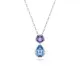 Swarovski® 'Chroma' Women's Base Metal Necklace - Silver 5738473