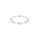 Swarovski® 'Constella Bars' Women's Base Metal Bracelet - Silver 5707511