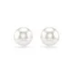 Swarovski® 'Matrix Pearl' Women's Base Metal Stud Earrings - Silver 5747752
