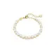 Swarovski® 'Matrix pearl' Dames Verguld Metaal Armband (sieraad) - Goudkleurig 5742026