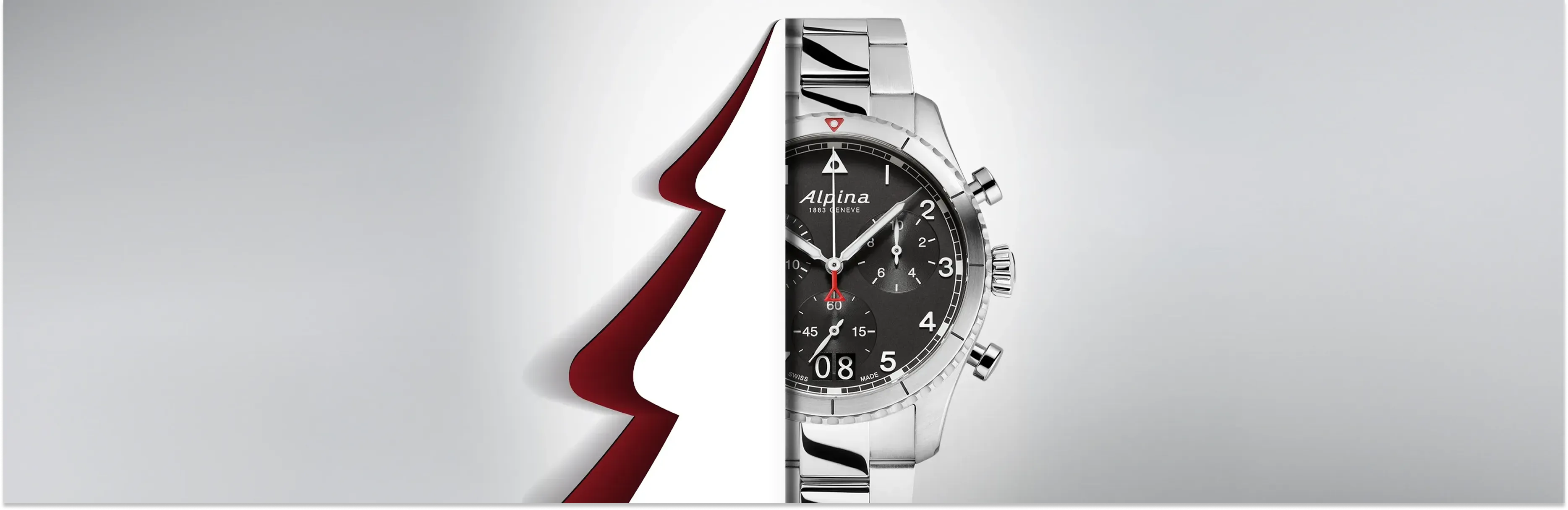 Timex watch gift shop hero banner featuring a stylish men&rsquo;s watch inside a winter snow globe, promoting New Year watch gifts and the Timex Gift Edit